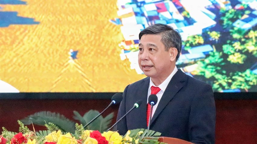 &amp;Ocirc;ng Đồng Văn Thanh, Chủ tịch UBND tỉnh Hậu Giang, th&amp;ocirc;ng tin theo Quy hoạch tỉnh, mục ti&amp;ecirc;u đến năm 2030, Hậu Giang trở th&amp;agrave;nh tỉnh c&amp;ocirc;ng nghiệp đạt mức kh&amp;aacute; của v&amp;ugrave;ng ĐBSCL. Ảnh: CH&amp;Acirc;U ANH