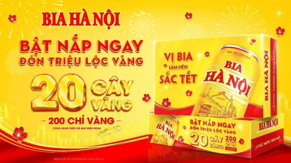 Bia Hà Nội – Vị bia làm nên sắc tết tài lộc với chương trình khuyến mại hấp dẫn