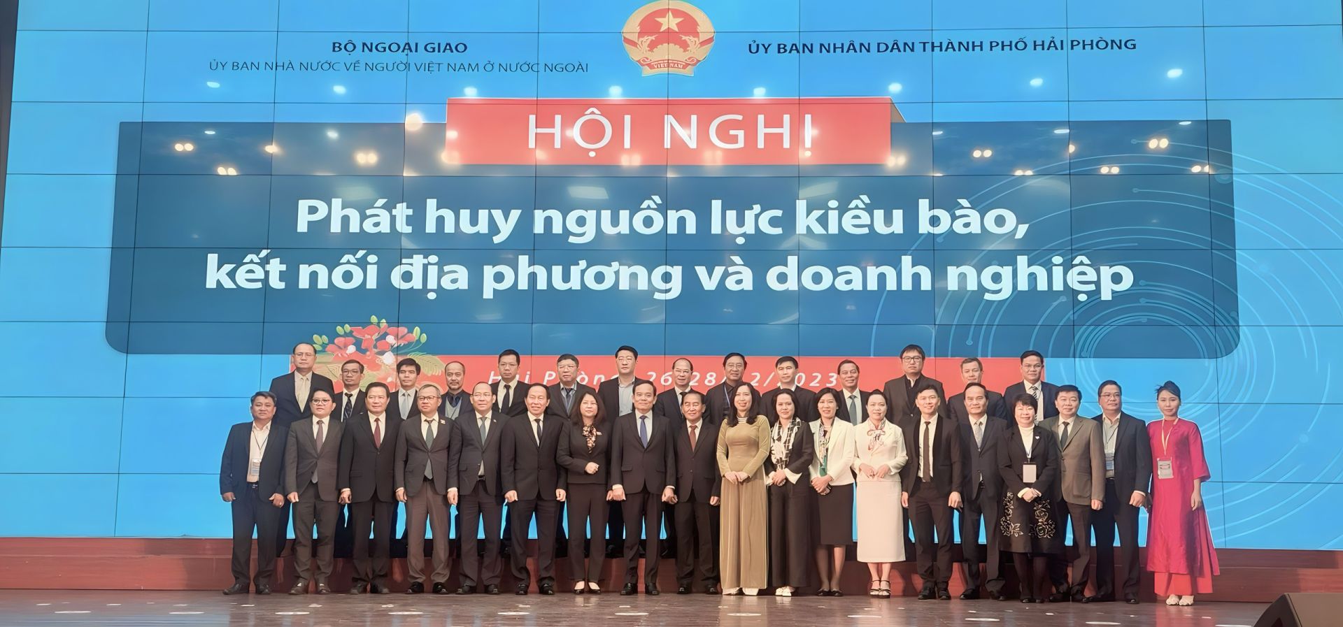 C&amp;aacute;c đại biểu tham dự Hội nghị ph&amp;aacute;t huy nguồn lực kiều b&amp;agrave;o, kết nối địa phương v&amp;agrave; doanh nghiệp