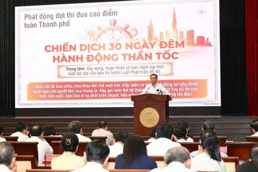 TP. Hồ Chí Minh và 30 ngày đêm "thần tốc" để triển khai Luật Phát triển đô thị