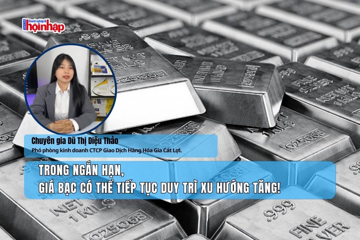 Trong ngắn hạn, giá bạc có thể tiếp tục duy trì xu hướng tăng