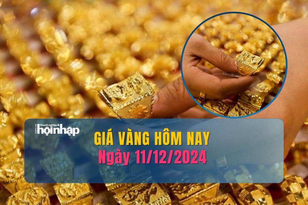 Giá vàng hôm nay 11/12: Vàng miếng SJC tăng mạnh gần 1 triệu đồng/lượng