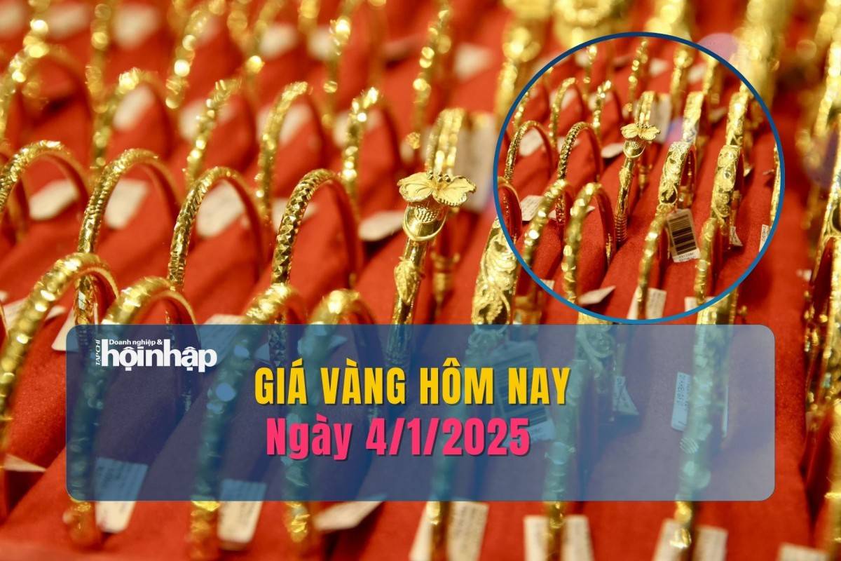 Giá vàng hôm nay 4/1: Vàng miếng, vàng nhẫn tròn trơn tiếp đà tăng mạnh