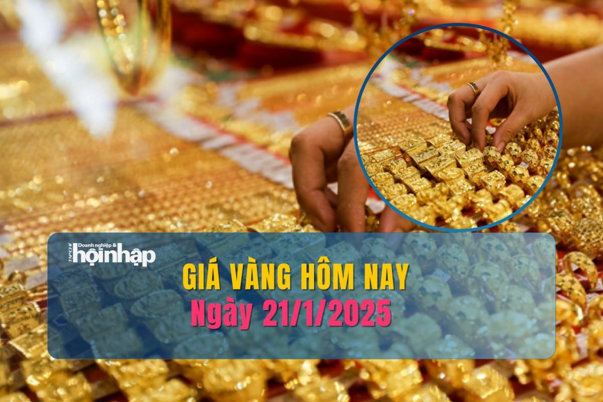 Giá vàng hôm nay 21/1: Vàng miếng SJC bán ra ở mức 86,9 triệu đồng/lượng