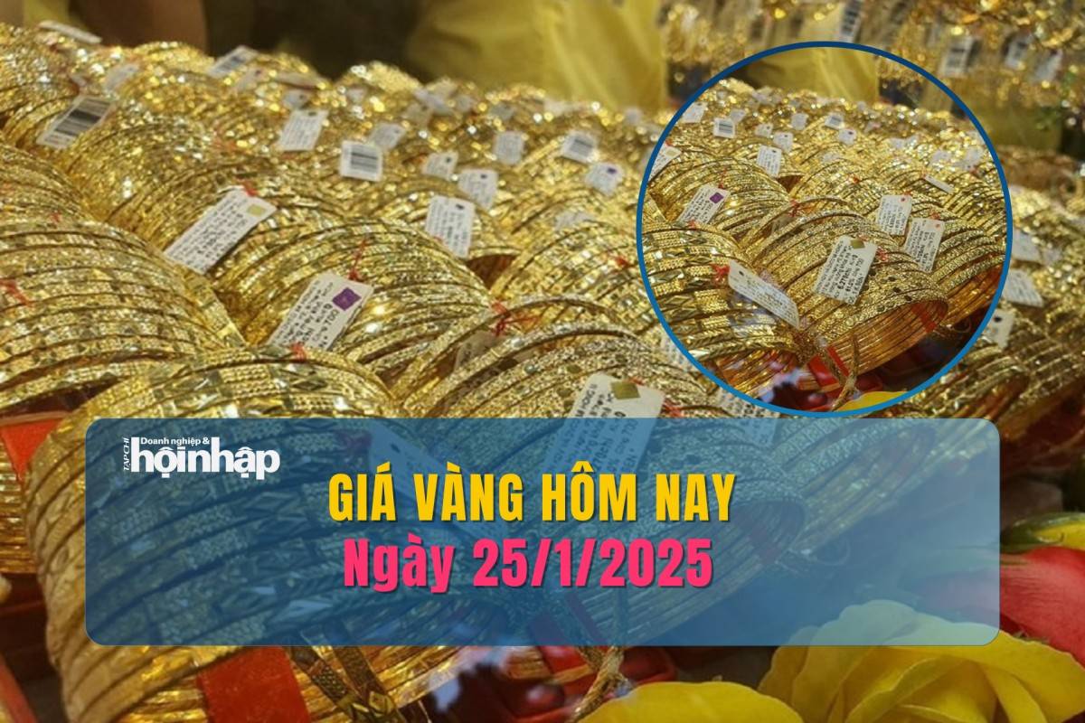 Giá vàng hôm nay 25/1: Vàng thế giới và trong nước tăng tiến sát đỉnh lịch sử