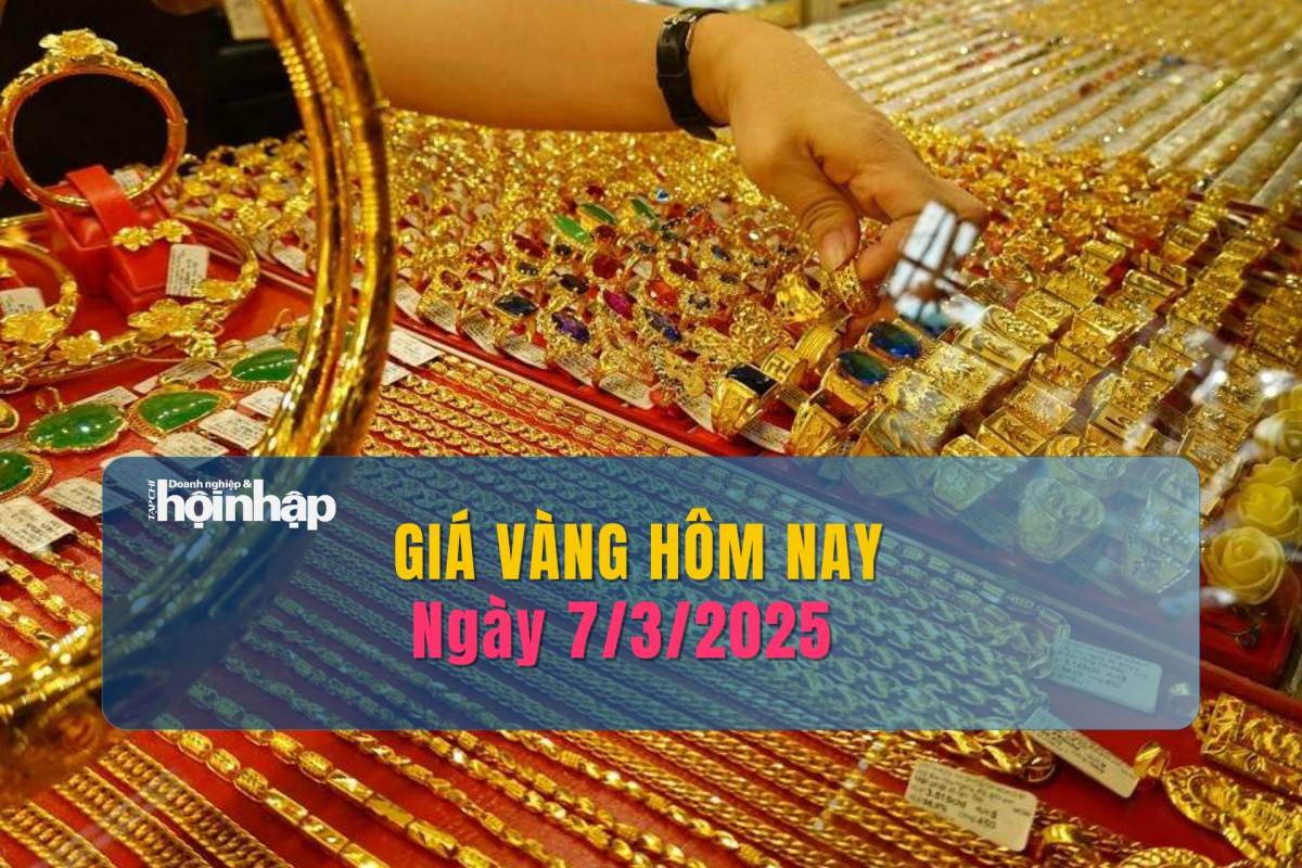 Giá vàng hôm nay 7/3: Vàng thế giới "tuột dốc"