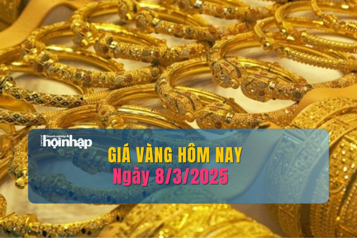 Giá vàng hôm nay 8/3: Vàng miếng "tăng vọt" vượt mốc 93 triệu đồng/lượng