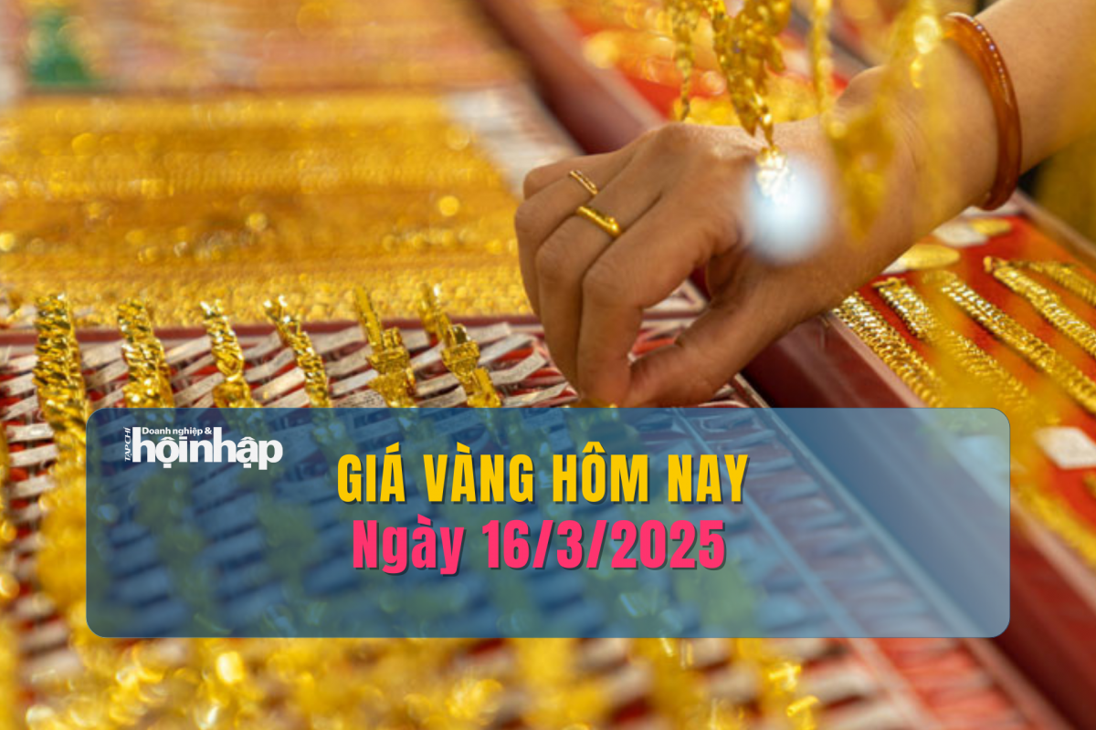 Giá vàng hôm nay 16/3: Vàng thế giới tăng "vùn vụt"