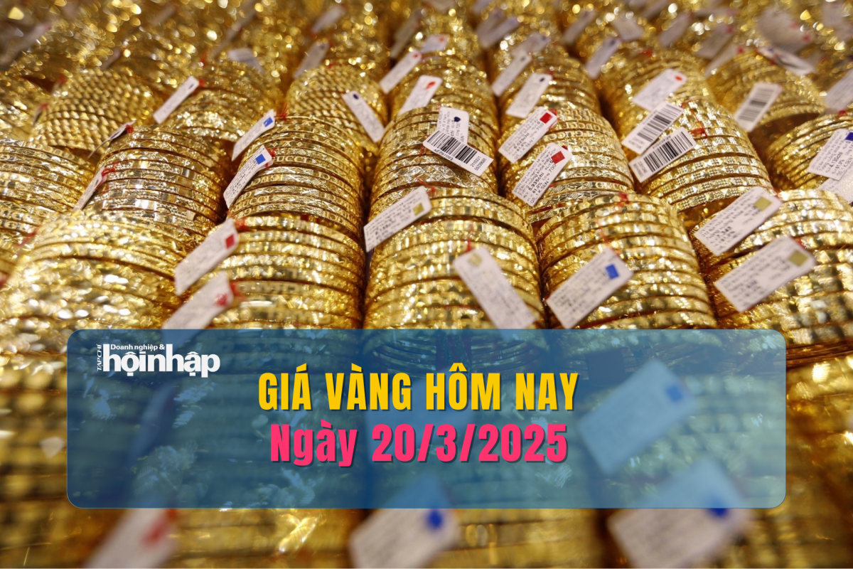 Giá vàng hôm nay 20/3: Vàng thế giới tăng "dựng đứng"