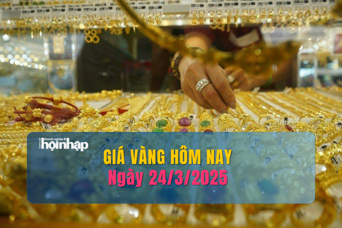 Giá vàng hôm nay 24/3: Vàng miếng SJC duy trì ở mức cao trên 97 triệu đồng/lượng