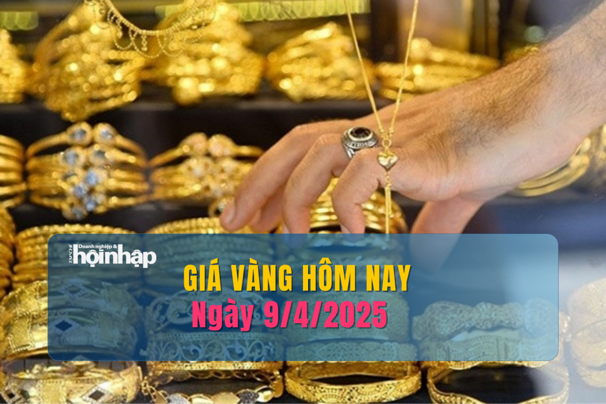 Giá vàng hôm nay 9/4: Vàng thế giới đảo chiều tăng "vọt"