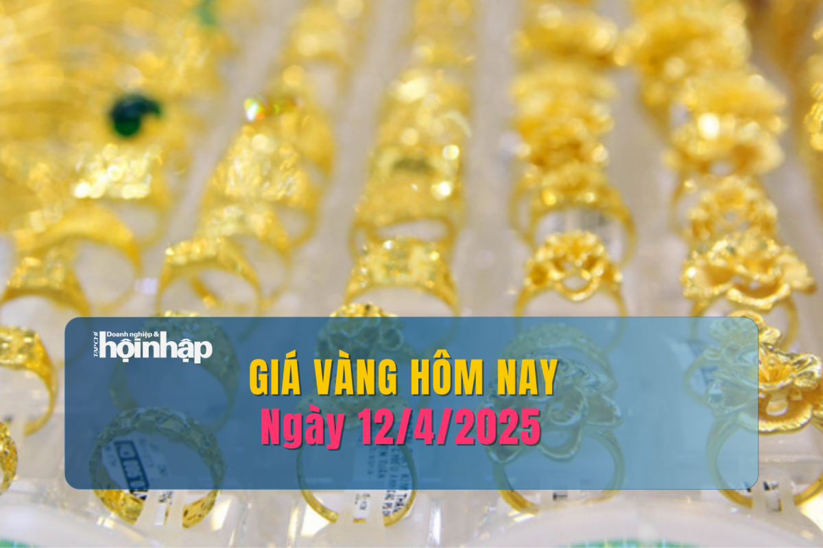 Giá vàng hôm nay 12/4: Vàng miếng tăng "sốc" vượt ngưỡng 105 triệu đồng/lượng