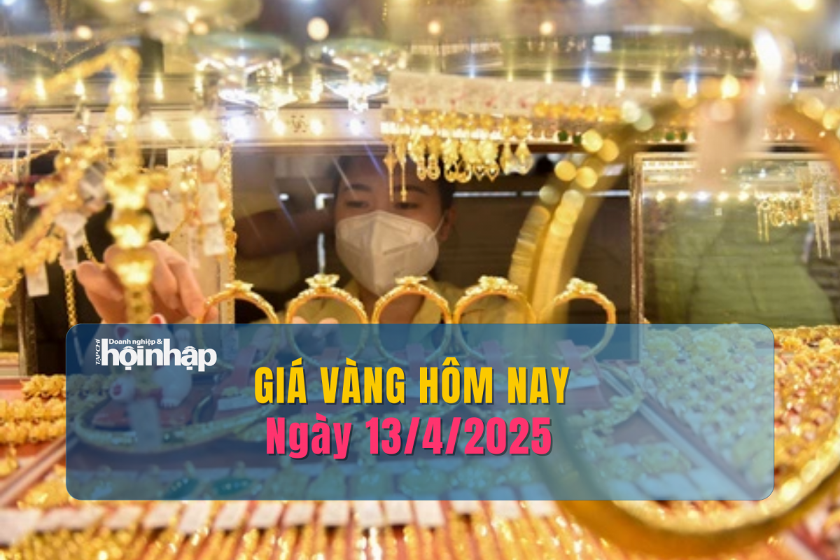 Giá vàng hôm nay 13/4: Vàng thế giới tăng "phi mã"