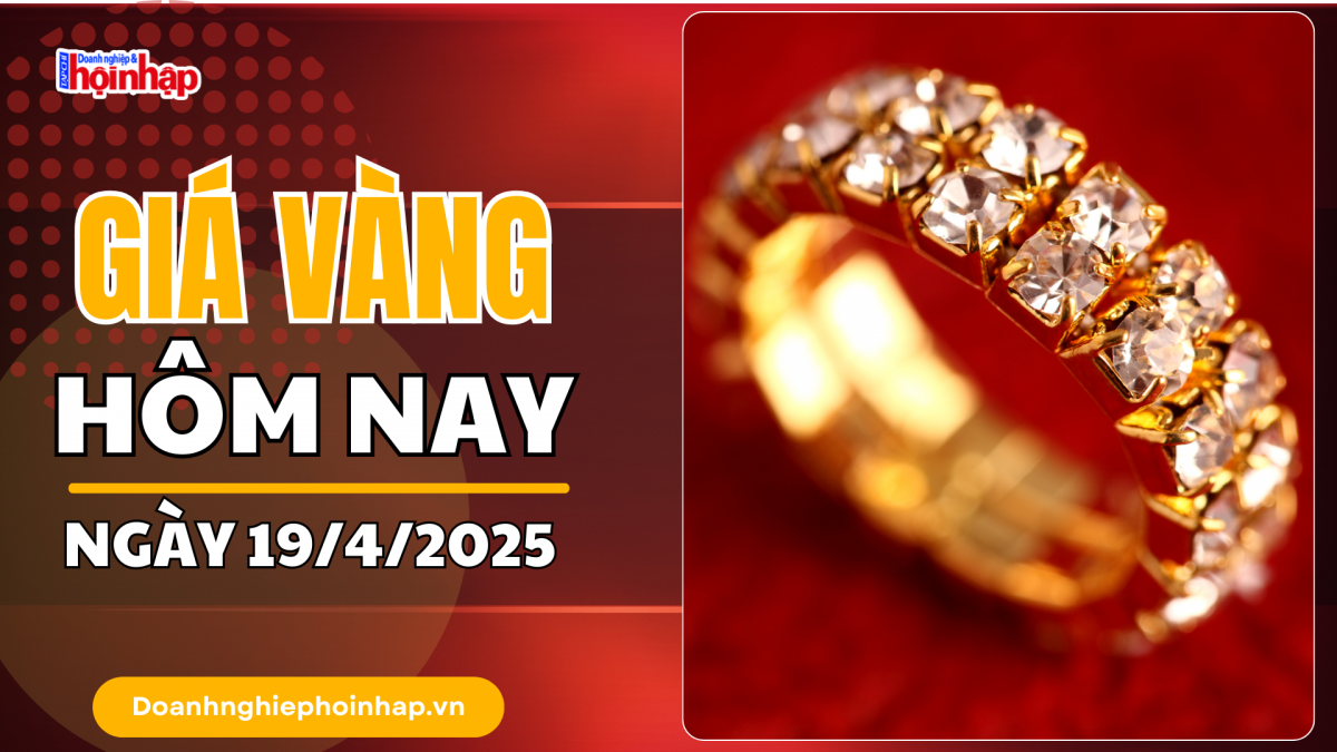 Giá vàng hôm nay 19/4: Vàng thế giới điều chỉnh sau khi lập "đỉnh" 3.350 USD/ounce