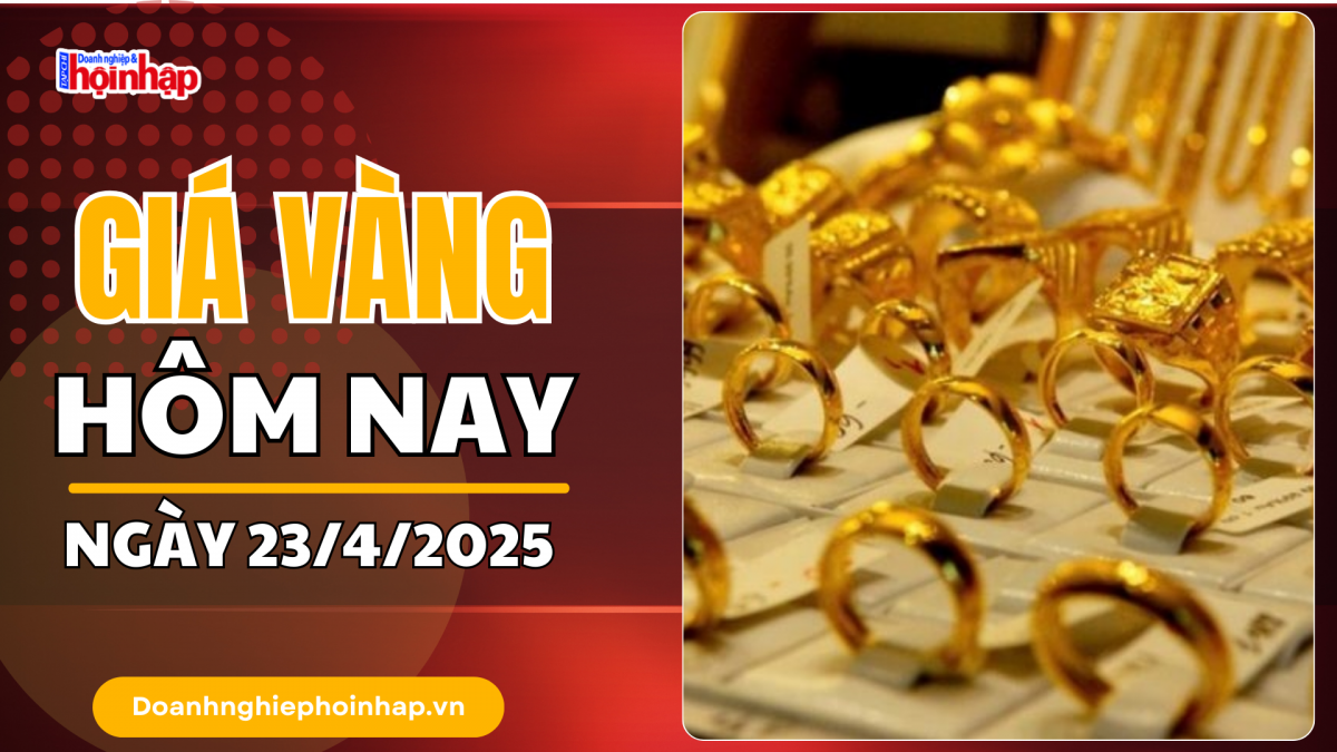 Giá vàng hôm nay 23/4: Vàng thế giới "rơi" không phanh từ đỉnh lịch sử