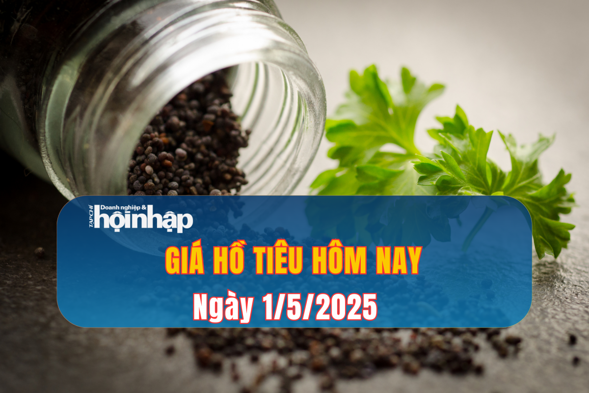 Giá tiêu hôm nay 1/5: Giá tiêu trong nước dao động từ 154.000 - 156.000 đồng/kg