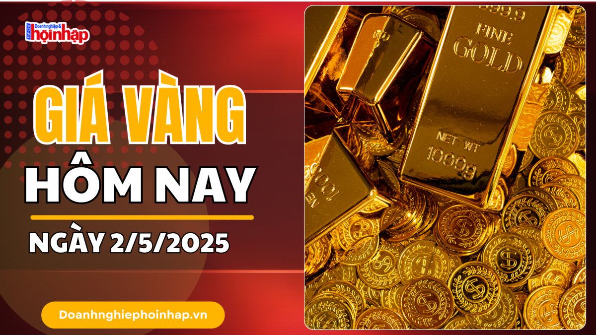 Giá vàng hôm nay 2/5: Vàng thế giới "lao dốc"
