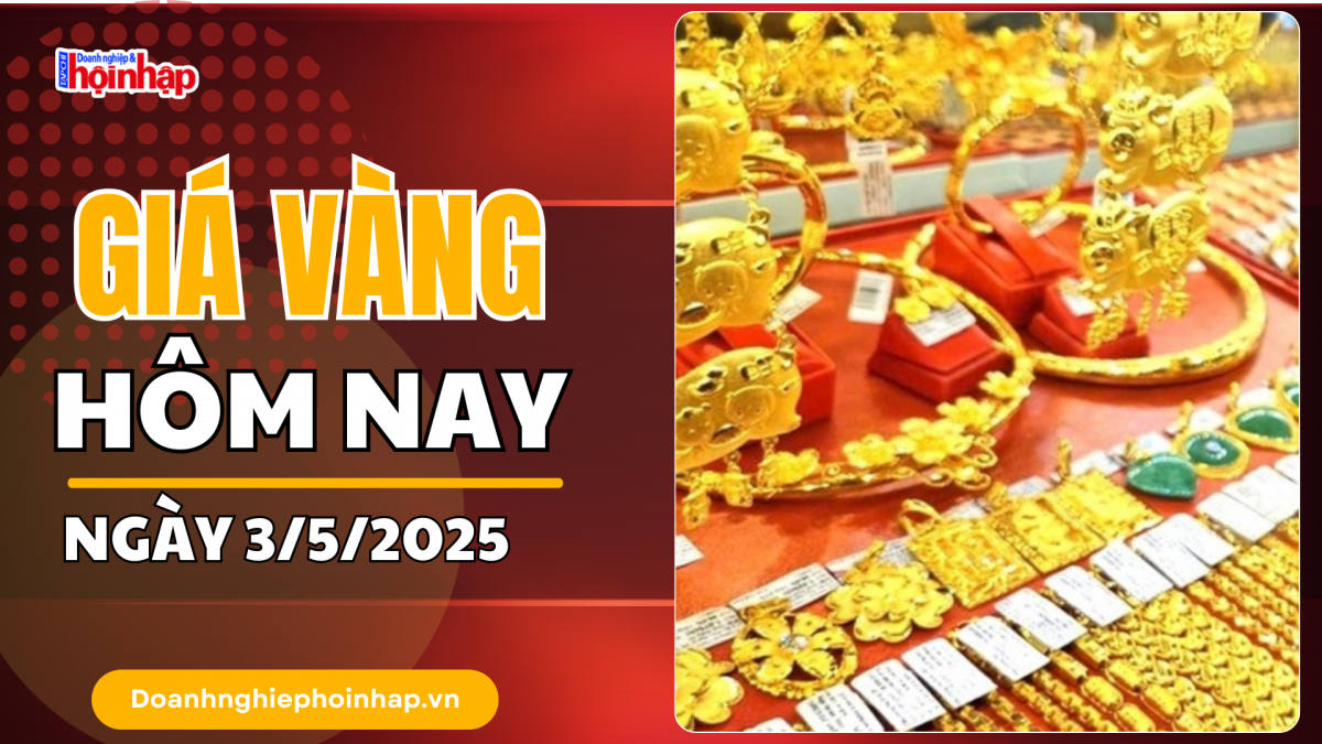 Giá vàng hôm nay 3/5: Vàng thế giới "bật" tăng sau chuỗi ngày giảm sâu