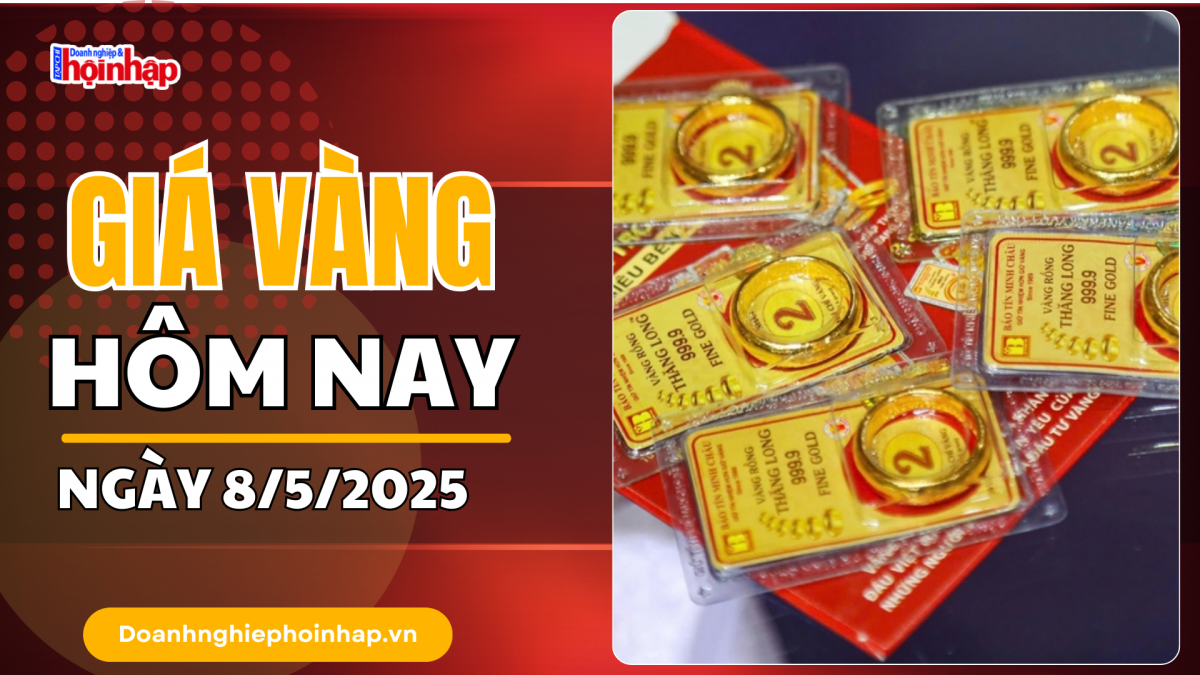 Giá vàng hôm nay 8/5: Vàng thế giới quay đầu giảm mạnh