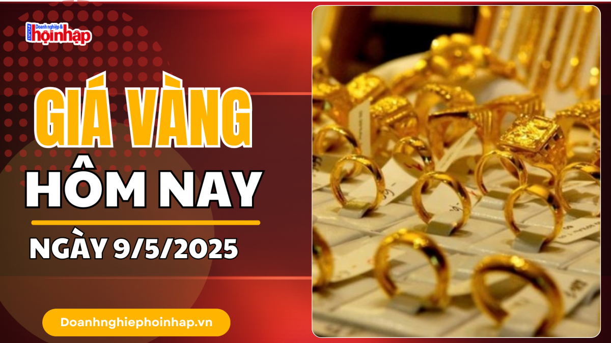 Giá vàng hôm nay 9/5: Vàng trong nước và thế giới "lao dốc"