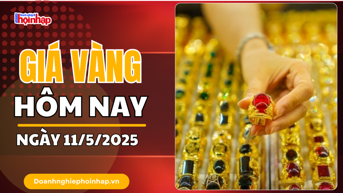 Giá vàng hôm nay 11/5: Vàng trong nước và thế giới "bật" tăng