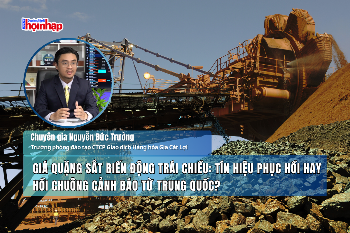 Giá quặng sắt biến động trái chiều: Tín hiệu phục hồi hay hồi chuông cảnh báo từ Trung Quốc?