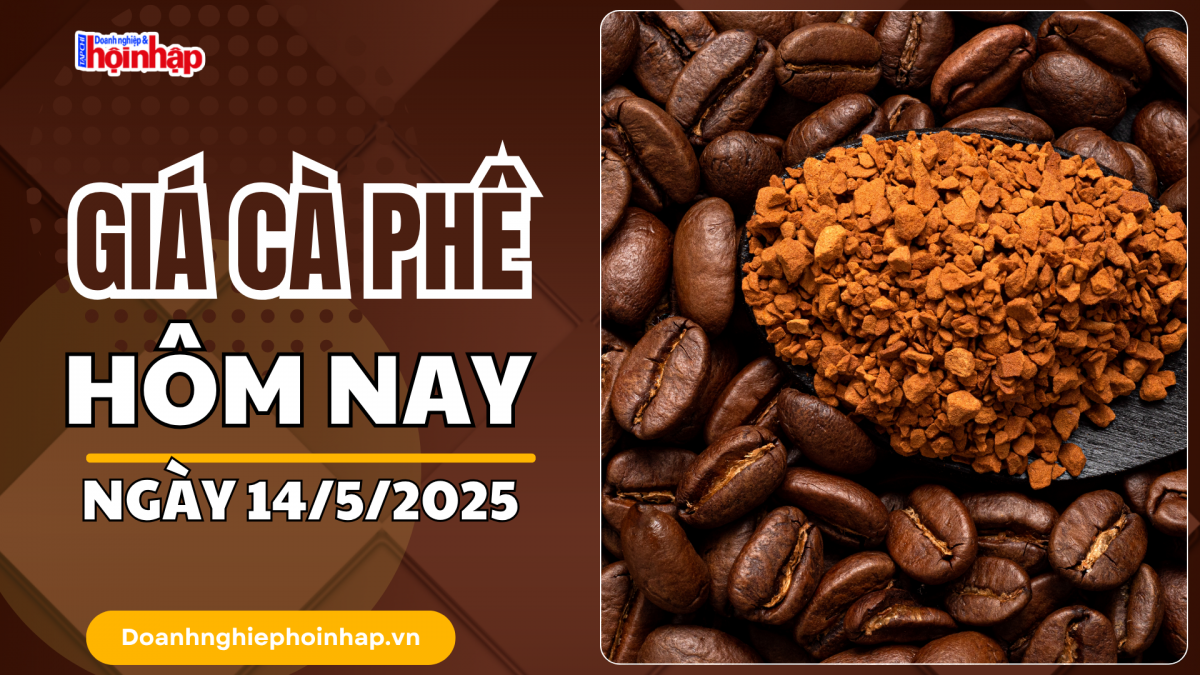 Giá cà phê hôm nay 14/5: Cà phê trong nước giảm 1.700 - 2.000 đồng/kg