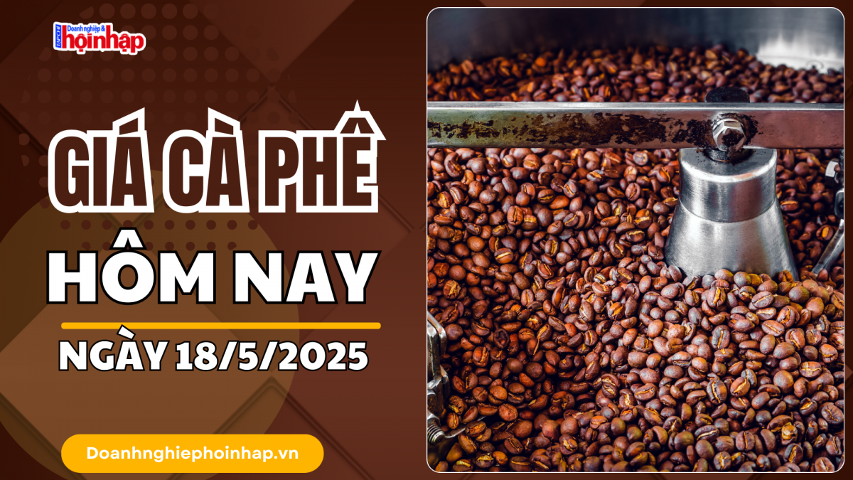 Giá cà phê hôm nay 18/5: Cà phê trong nước giảm từ 1.000 - 1.400 đồng/kg