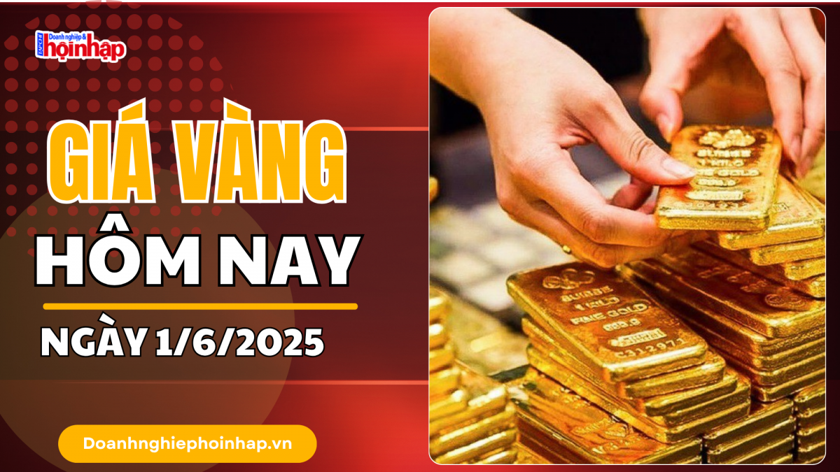 Giá vàng hôm nay 1/6: Vàng trong nước và thế giới đồng loạt giảm