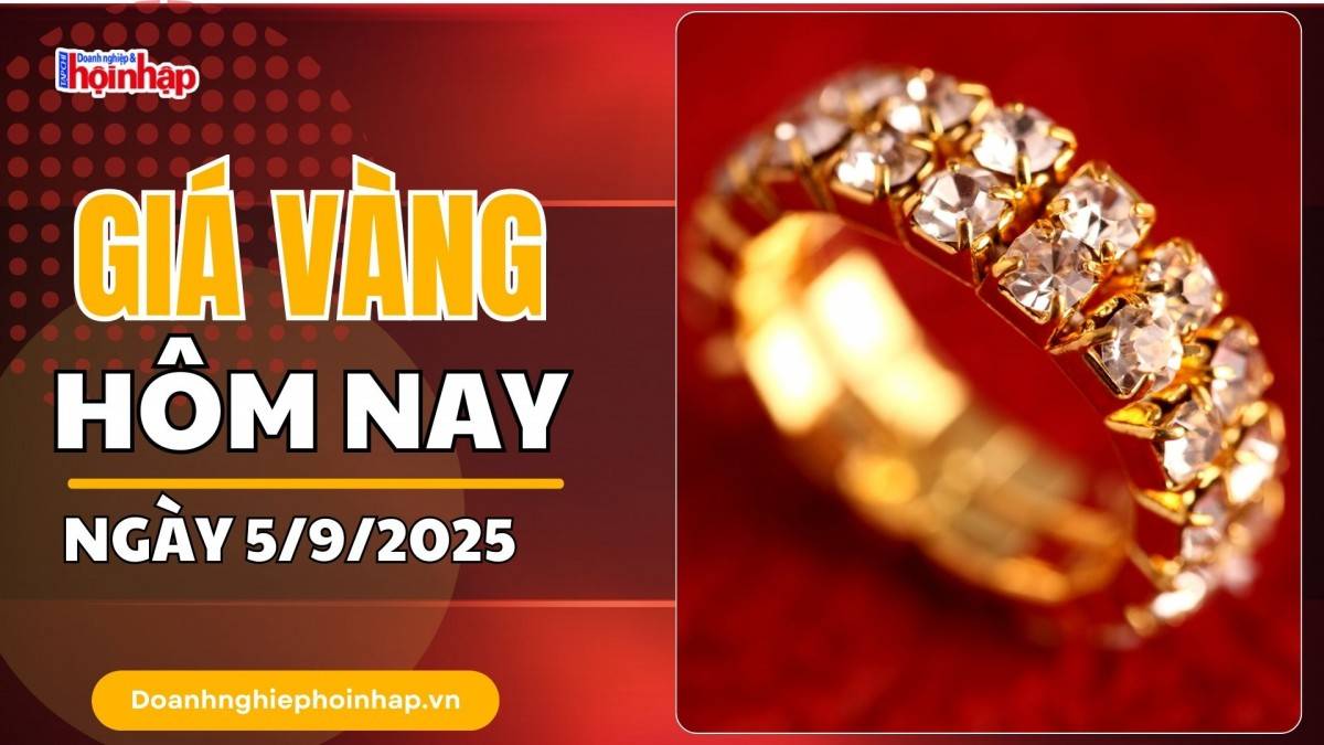 Giá vàng hôm nay 5/9: Vàng trong nước cao kỷ lục, thế giới giảm sốc