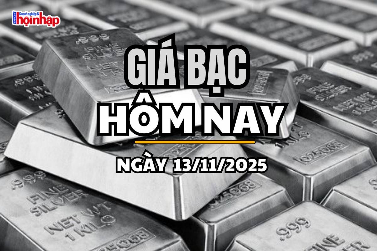 Giá bạc hôm nay 13/11/2025: Bứt phá mạnh cả trong nước và thế giới