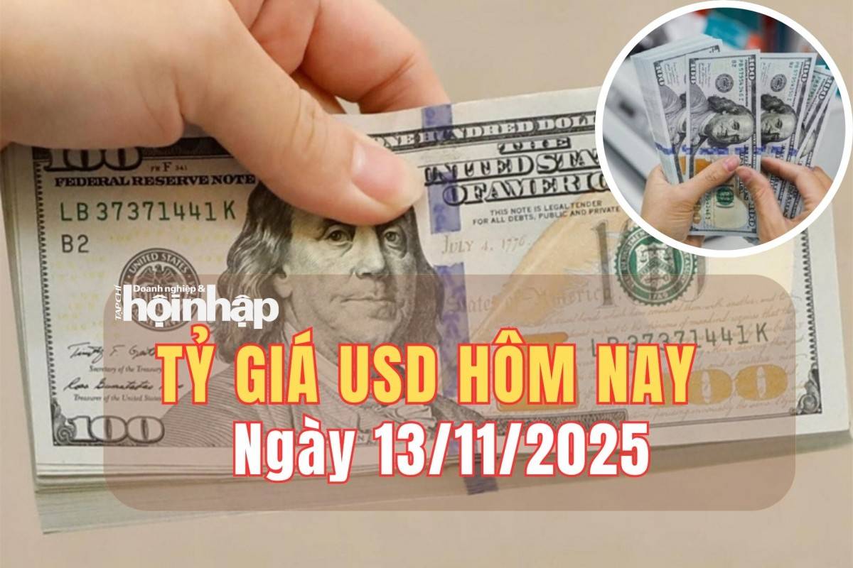 Tỷ giá USD hôm nay 13/11/2025: Giảm nhẹ, thị trường theo dõi Fed và dữ liệu kinh tế