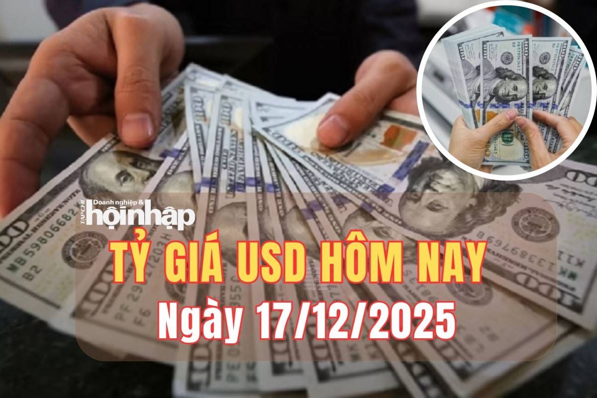 Tỷ giá USD hôm nay 17/12/2025: Đồng USD suy yếu trên toàn cầu