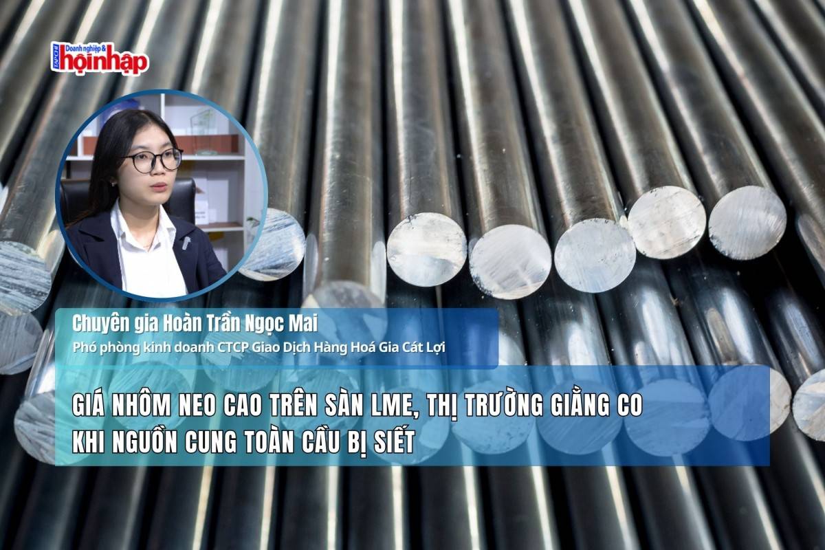 Giá nhôm neo cao trên sàn LME, thị trường giằng co khi nguồn cung toàn cầu bị siết