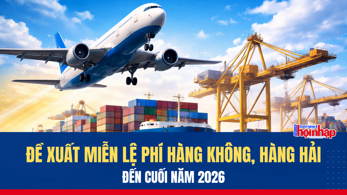 Miễn phí hàng không, hàng hải đến cuối 2026: Đòn bẩy chiến lược giúp logistics “hạ nhiệt” chi phí