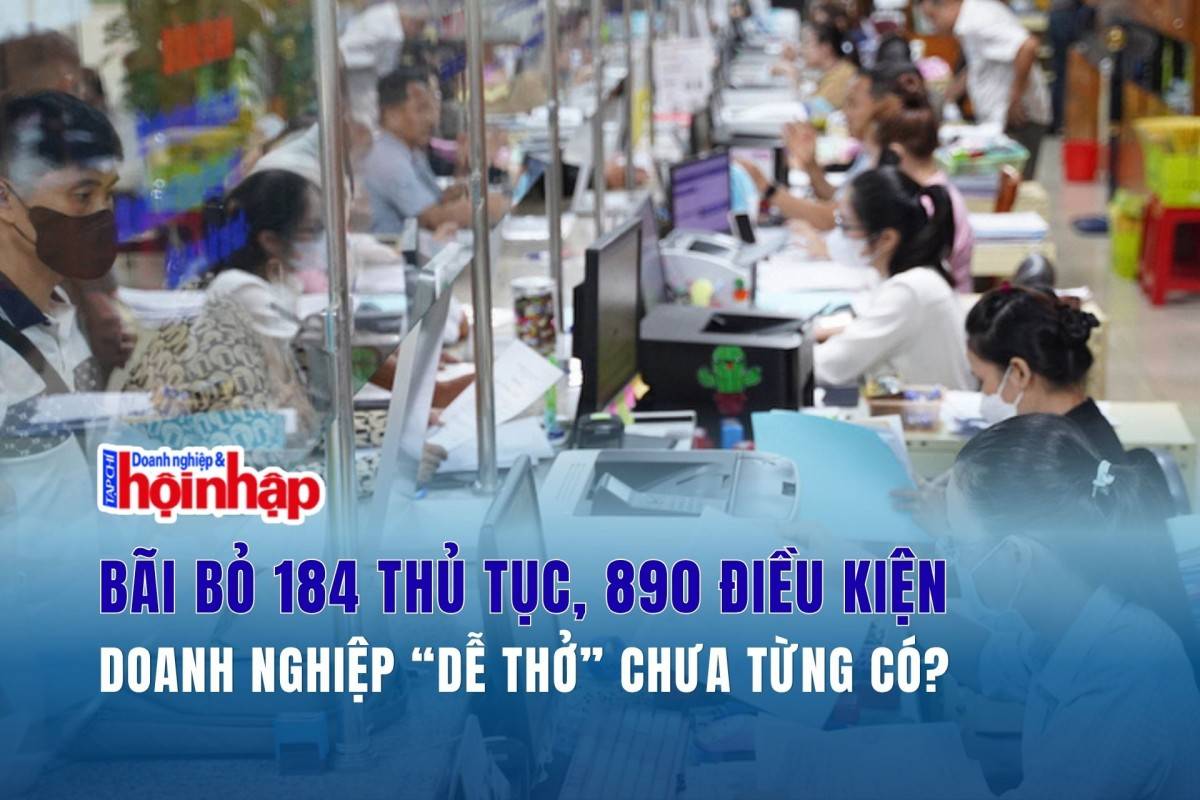 Bãi bỏ 184 thủ tục, 890 điều kiện: Doanh nghiệp “dễ thở” chưa từng có?