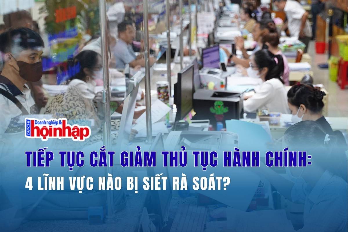 Tiếp tục cắt giảm thủ tục hành chính: 4 lĩnh vực nào bị siết rà soát?