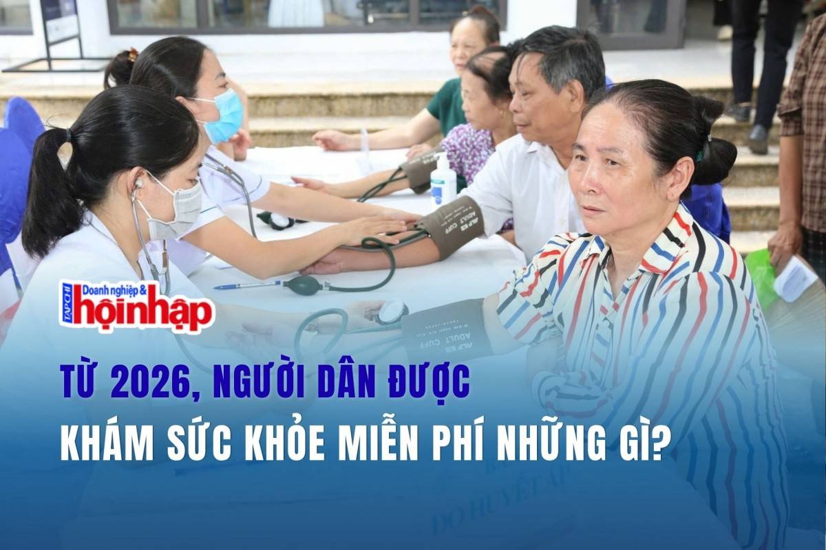 Từ 2026, người dân được khám sức khỏe miễn phí những gì?
