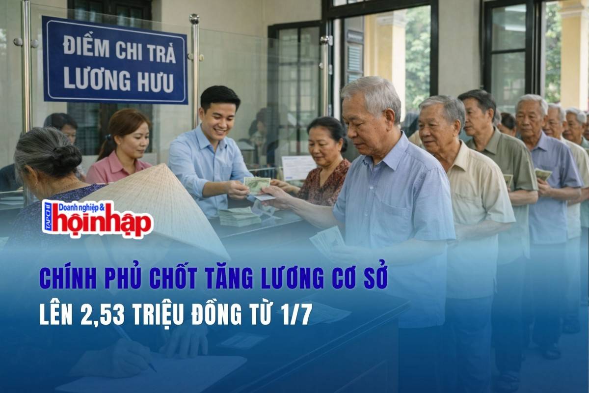 Chính phủ chốt tăng lương cơ sở lên 2,53 triệu đồng từ 1/7