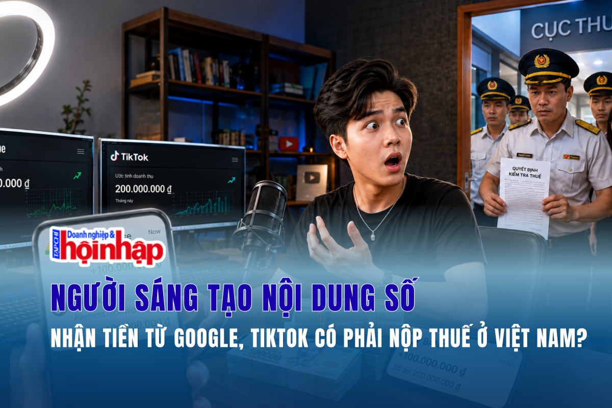 Người sáng tạo nội dung số nhận tiền từ Google, TikTok có phải nộp thuế ở Việt Nam?