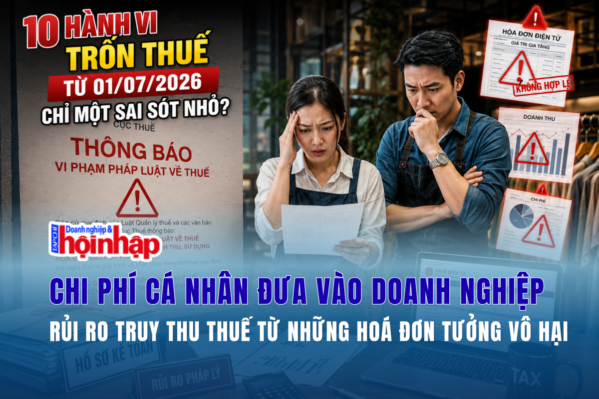 Chi phí cá nhân đưa vào doanh nghiệp: Rủi ro truy thu thuế từ những hóa đơn tưởng vô hại