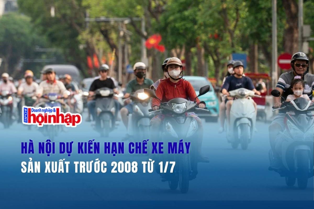 Hà Nội dự kiến hạn chế xe máy sản xuất trước 2008 từ 1/7
