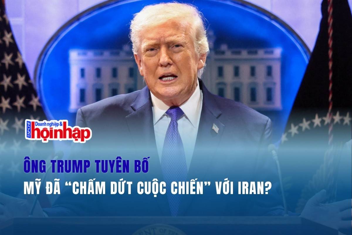 Ông Trump tuyên bố Mỹ đã “chấm dứt cuộc chiến” với Iran?