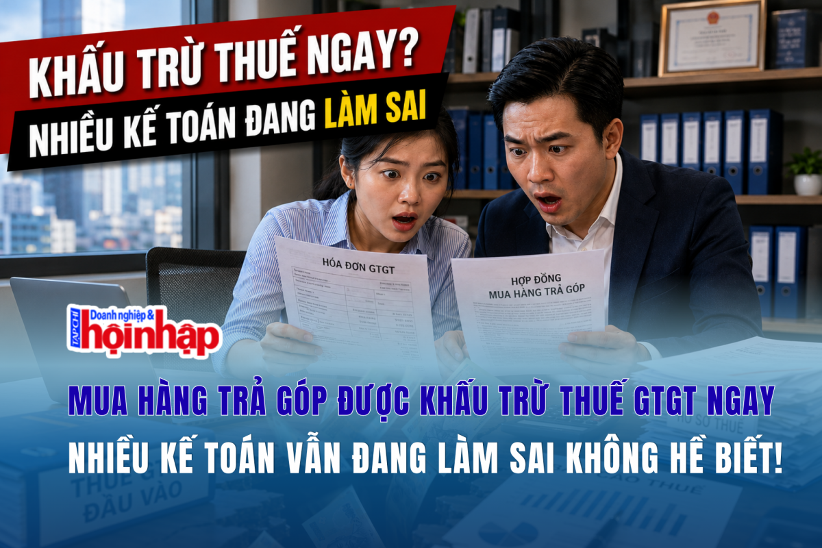 Mua hàng trả góp được khấu trừ thuế GTGT ngay: Nhiều kế toán vẫn đang làm sai và không hề biết!