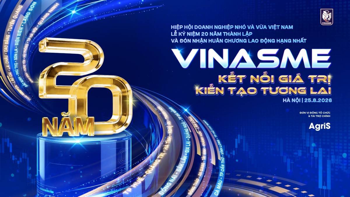 TRỰC TIẾP: Lễ kỷ niệm 20 năm thành lập VINASME và đón nhận Huân chương Lao động hạng Nhất