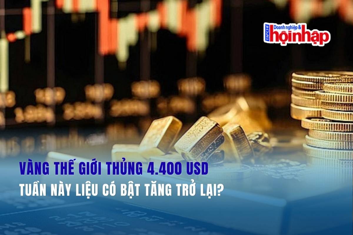 Vàng thế giới thủng 4.400 USD: Tuần này liệu có bật tăng trở lại?