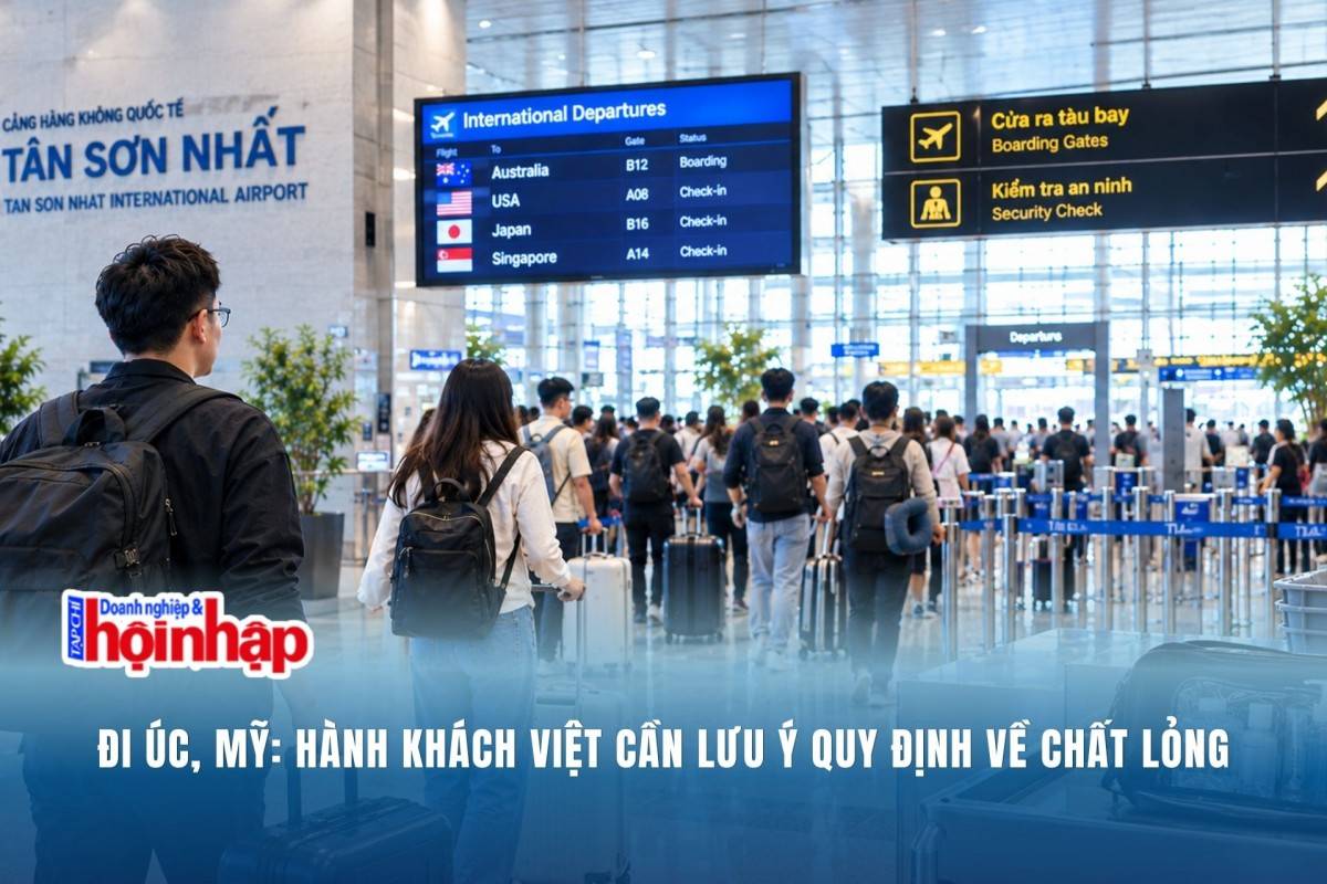 Đi Úc, Mỹ: Hành khách Việt cần lưu ý quy định về chất lỏng
