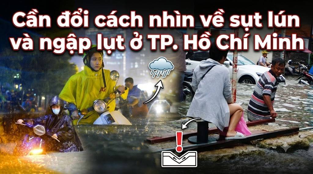 Cần đổi cách nhìn về sụt lún và ngập lụt ở TP. Hồ Chí Minh