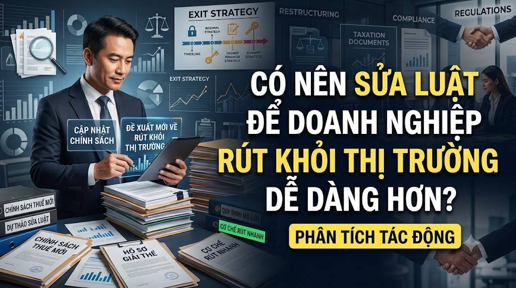 Có nên sửa luật để doanh nghiệp dễ dàng rút khỏi thị trường?